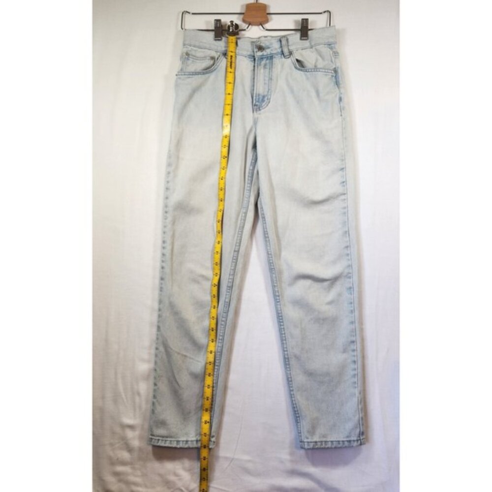 Aus Assembly Label Womens High Waist Tapered Leg Jeans Light Acid Wash Size 8 - Picture 4 of 7